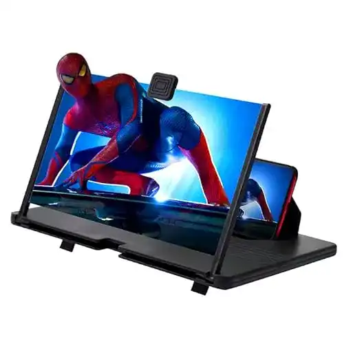 Handy-Lupe YYOJ 14 Zoll mit 3D-Bildschirm und UV400-Blaulichtschutz