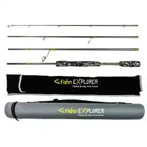 Hechtrute fishn reise angelrute explorer reiserute 213cm