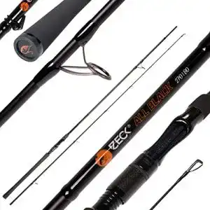 Hechtrute zeck all black 270m 80g spinnrute zum spinnfischen