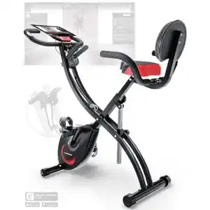 Heimtrainer klappbar sportstech fitness fahrrad live app
