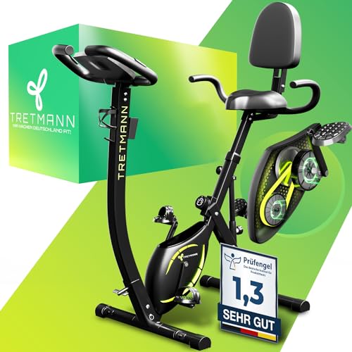 Heimtrainer (klappbar) TRETMANN NEU 3in1 Heimtrainer Fahrrad