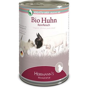 Herrmanns-Hundefutter Herrmann’s Bio Huhn 100 Prozent, 12er