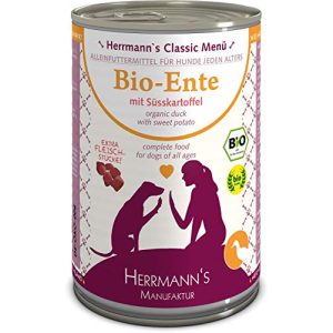 Herrmanns-Hundefutter Herrmann’s Bio Hundefutter Ente Menü