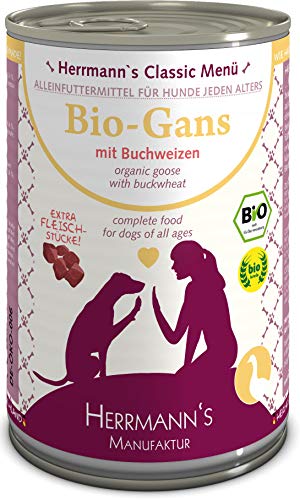 Herrmanns-Hundefutter Herrmann’s Bio Hundefutter Gans Menü