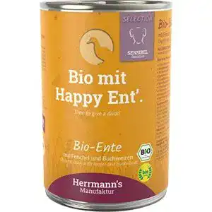 Herrmanns hundefutter herrmanns ente mit fenchel