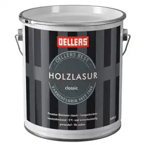 Holzlasur oellers classic 25 liter farblos premium holzanstrich