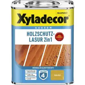 Holzlasur xyladecor holzschutzlasur 213 eiche 075 liter