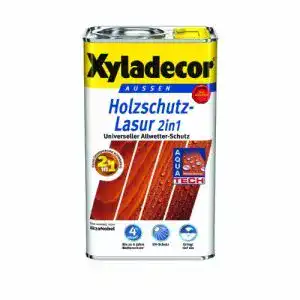Holzlasur xyladecor holzschutzlasur 2in1 aussen 5 liter