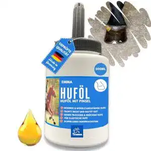 Huffett emma hufoel pferde mit pinsel 480ml hufbalsam pferde