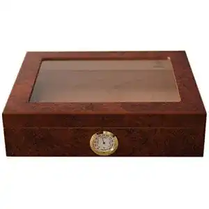 Humidor germanus zigarren mensalla fuer ca 30 zigarren braun