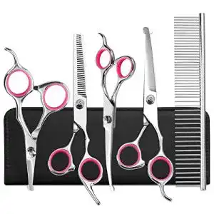 Hundeschere aixmeet hunde fellschere 5er set professionelle