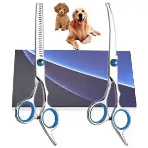 Hundeschere bubuxy hunde scheren gebogene schere hund