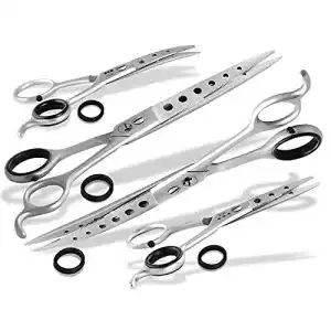 Hundeschere instrumentenrw 4 teiliges grooming tier