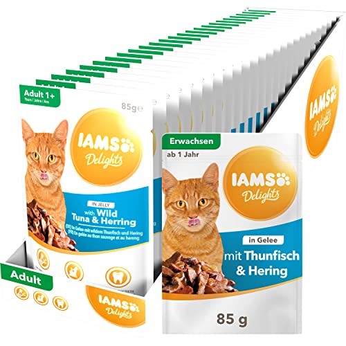 IAMS-Katzenfutter Iams Delights Katzenfutter Nass mit Thunfisch