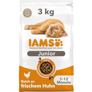 IAMS-Katzenfutter Iams Junior Katzenfutter trocken mit Huhn