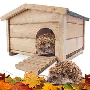 Igelhaus hecht zooprinz winterfestes mit boden