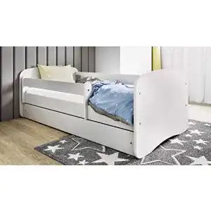 Jugendbett bjird kinderbett 70x140 80x160 80x180 weiss