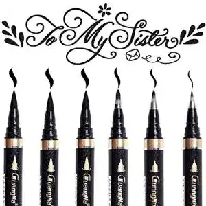 Kalligraphie set surcotto handlettering stifte 6pcs brush pen set