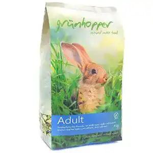 Kaninchenfutter gruenhopper adult 5kg strukturfutter