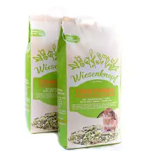 Kaninchenfutter gruenhopper wiesenknopf strukturmuesli 15kg