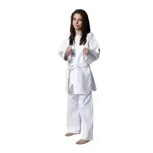 Karateanzug kwon song taedo anzug fuer kinder 100 cm weiss