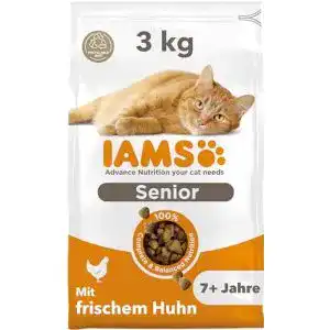 Katzenfutter senior iams senior katzenfutter trocken mit huhn