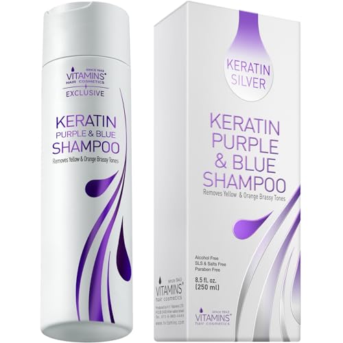 Keratin-Shampoo VITAMINS hair cosmetics Vitamins Silber