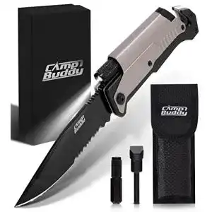 Klappmesser camp buddy campbuddy 5 in 1 survival messer