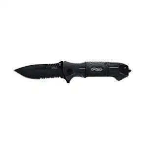 Klappmesser walther 5 0715 messer black tac knife schwarz