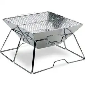 Kleiner holzkohlegrill acecamp camping grill mit tragetasche