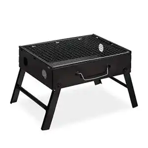 Kleiner holzkohlegrill relaxdays koffergrill camping 4 personen
