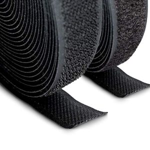 Klettband FrogJim zum Nähen und Basteln schwarz 20mm breit