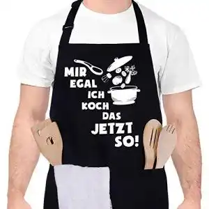 Kochschuerze upain fuer maenner grillschuerze baumwoll lustig