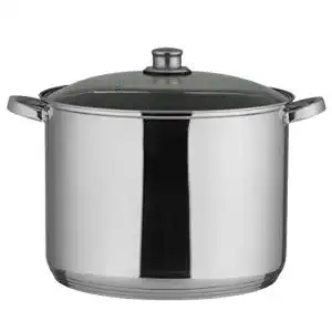 Kochtopf 20 liter axentia universaltopf in silber topf