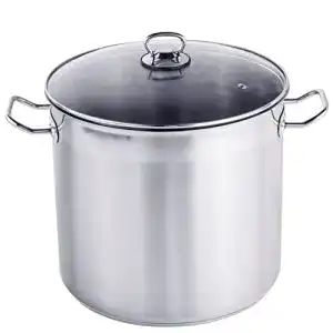 Kochtopf 20 liter spetebo xxl edelstahl kochtopf mit glas deckel