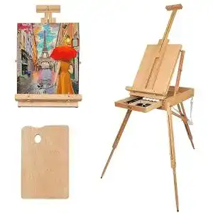Kofferstaffelei kurtzy atelierstaffelei staffelei holz gross