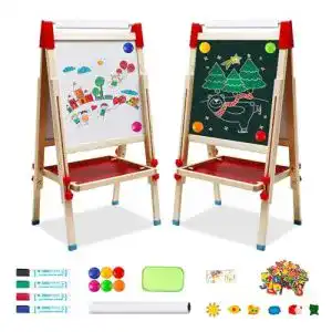 Kofferstaffelei nukdey holz kinder staffelei doppelseitige