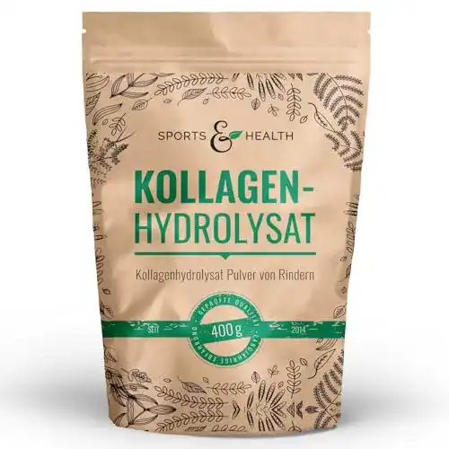 Kollagenhydrolysat von CDF Sports & Health Solutions Pulver zur Unterstützung von Haut und Gelenken
