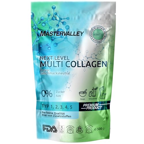 Kollagenhydrolysat Mastervalley Collagen Pulver 500g