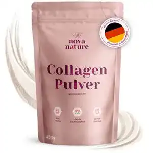 Kollagenhydrolysat nova nature bioaktives kollagen pulver 450g