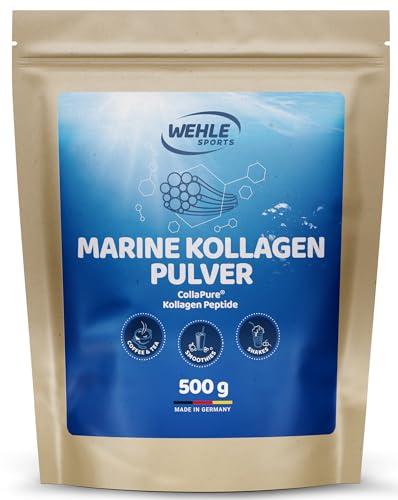 Kollagenhydrolysat Wehle Sports Marine Kollagen Pulver 500g
