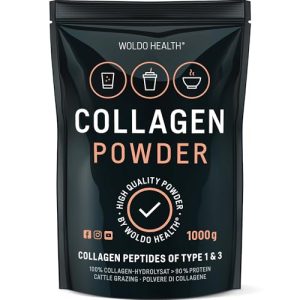 Kollagenhydrolysat WoldoHealth Collagen Pulver, Weidehaltung - kollagenhydrolysat woldohealth collagen pulver weidehaltung