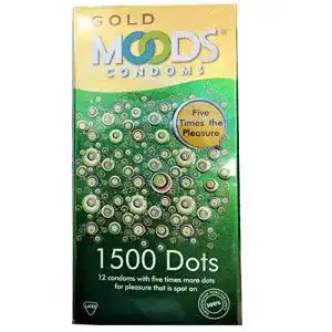Kondome mit noppen moods gold 1500 dots condoms