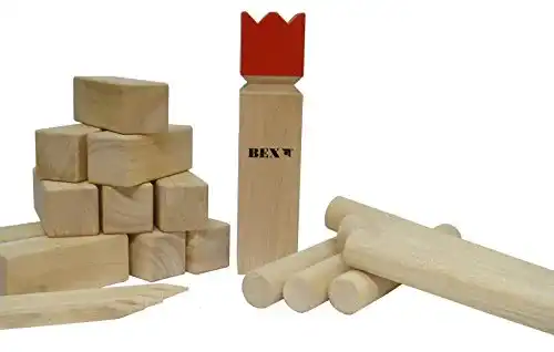 Kubb Bex Sport Bex 07710 – Original Red King Spielset