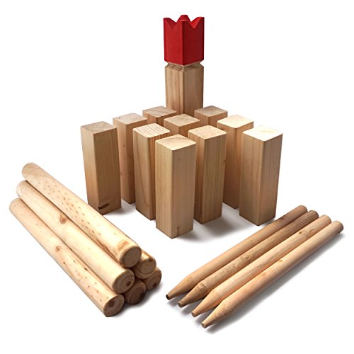 Kubb Ocean 5 – Original Wikinger Spiel | Premium Holzspiel