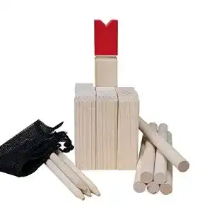 Kubb Wurfspiel für Draußen – Geschicklichkeitsspiel aus Holz