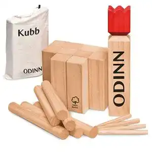 Kubb toyfel schwedenschach xxl odinn indoor outdoor spiel