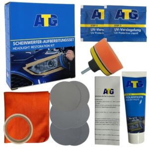 Kunststoff-Politur ATG ® Scheinwerfer Aufbereitung Set - Universal - kunststoff politur atg scheinwerfer aufbereitung set universal