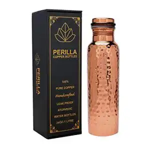 Kupfer trinkflasche perilla home kupfer wasserflasche