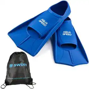 Kurzflossen aqua speed trainingsflossen ultrapower rucksack